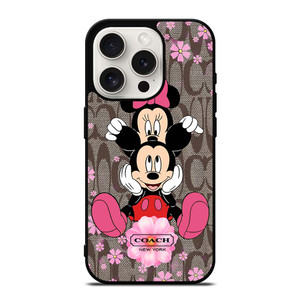 COACH MICKEY and MINNIE MOUSE iPhone 15 Pro Case Cover COACH MICKEY and MINNIE MOUSE iPhone 15 Pro Case Cover