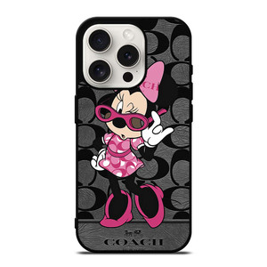 COACH MINNIE MOUSE CUTE iPhone 15 Pro Case Cover COACH MINNIE MOUSE CUTE iPhone 15 Pro Case Cover