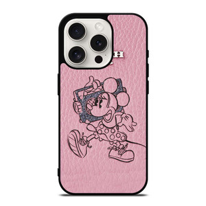 COACH MINNIE MOUSE PINK iPhone 15 Pro Case Cover