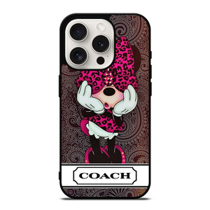 COACH NEW YORK MINNIE MOUSE CUTE iPhone 15 Pro Case Cover COACH NEW YORK MINNIE MOUSE CUTE iPhone 15 Pro Case Cover