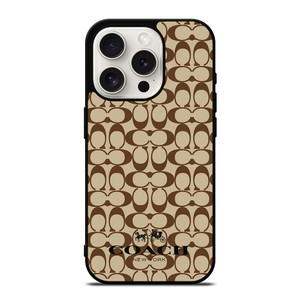 COACH NEW YORK BROWN iPhone 15 Pro Case Cover COACH NEW YORK BROWN iPhone 15 Pro Case Cover