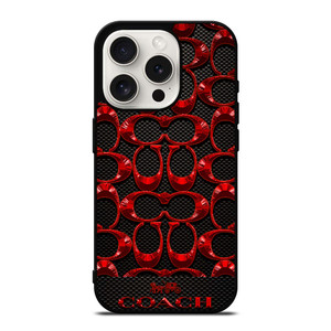COACH NEW YORK CARBON iPhone 15 Pro Case Cover