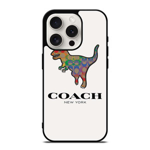 COACH NEW YORK DINOSAUR iPhone 15 Pro Case Cover COACH NEW YORK DINOSAUR iPhone 15 Pro Case Cover