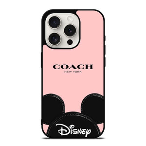 COACH NEW YORK DISNEY iPhone 15 Pro Case Cover COACH NEW YORK DISNEY iPhone 15 Pro Case Cover