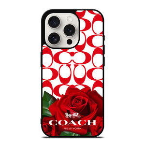 COACH NEW YORK FLOWER 4 iPhone 15 Pro Case Cover