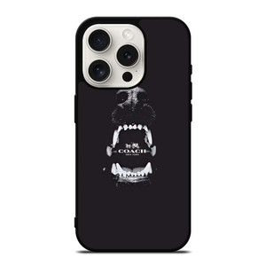 COACH NEW YORK LOGO DOG iPhone 15 Pro Case Cover COACH NEW YORK LOGO DOG iPhone 15 Pro Case Cover