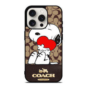 COACH NEW YORK SNOOPY iPhone 15 Pro Case Cover