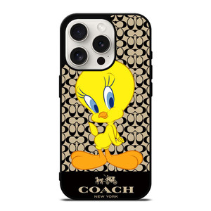 COACH NEW YORK TWEETY BIRD iPhone 15 Pro Case Cover