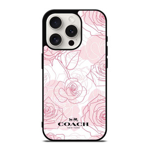 COACH ROSES iPhone 15 Pro Case Cover