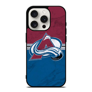 COLORADO AVALANCHE MARBEL iPhone 15 Pro Case Cover COLORADO AVALANCHE MARBEL iPhone 15 Pro Case Cover