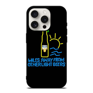 CORONA LIGHT BEER MILES AWAY iPhone 15 Pro Case Cover