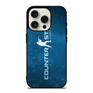 COUNTER STRIKE CSGO LOGO BLUE iPhone 15 Pro Case Cover