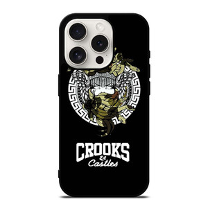 CROOKS AND CASTLES BANDANA SYMBOL iPhone 15 Pro Case Cover