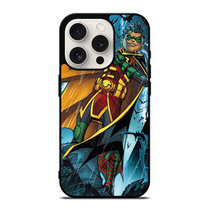 DAMIAN WAYNE BATMAN COMICS iPhone 15 Pro Case Cover DAMIAN WAYNE BATMAN COMICS iPhone 15 Pro Case Cover