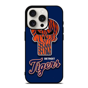 DETROIT TIGERS SKULL LOGO iPhone 15 Pro Case Cover