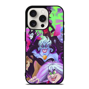 DISNEY VILLAINS URSULA AND FRIENDS iPhone 15 Pro Case Cover