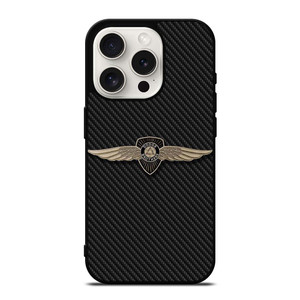 DODGE CAR BROTHERS BAGDE CARBON iPhone 15 Pro Case Cover