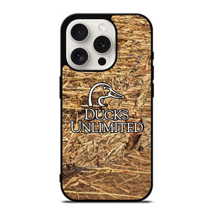 DUCKS UNLIMITED CAMO LOGO iPhone 15 Pro Case Cover