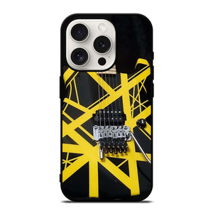 EDDIE VAN HALEN GUITAR YELLOW iPhone 15 Pro Case Cover