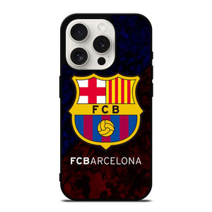 FC BARCELONA LOGO FOOTBALL iPhone 15 Pro Case Cover