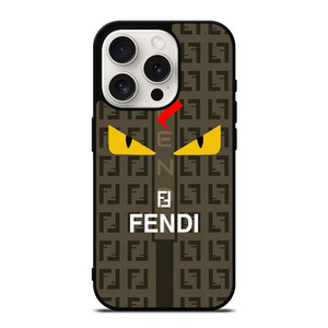 FENDI ROMA EYES LOGO iPhone 15 Pro Case Cover