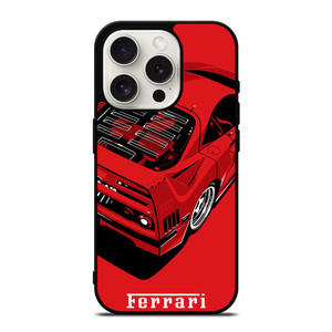 FERRARI F40 ILLUSTRATION iPhone 15 Pro Case Cover