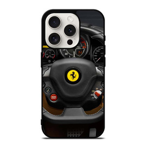 FERRARI STEERING WHEEL iPhone 15 Pro Case Cover FERRARI STEERING WHEEL iPhone 15 Pro Case Cover