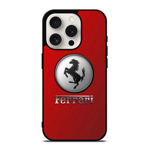 FERRARI SUPER CAR BUTTON iPhone 15 Pro Case Cover