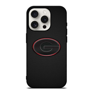 GEORGIA BULLDOGS CARBON LOGO iPhone 15 Pro Case Cover