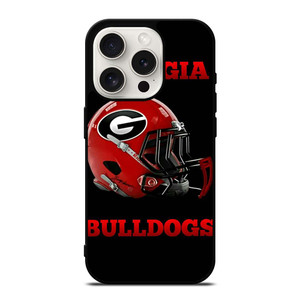 GEORGIA BULLDOGS FOOTBALL HELMET iPhone 15 Pro Case Cover
