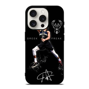 GIANNIS ANTETOKOUNMPO MILWAUKEE BUCKS iPhone 15 Pro Case Cover