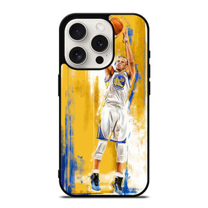 GOLDEN STATE STEPHEN CURRY YELLOW BASKET iPhone 15 Pro Case Cover