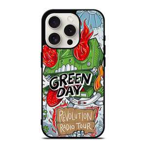 GREEN DAY REVOLUTION RADIO TOUR iPhone 15 Pro Case Cover GREEN DAY REVOLUTION RADIO TOUR iPhone 15 Pro Case Cover