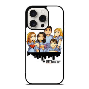 GREY'S ANATOMY CARTOON iPhone 15 Pro Case Cover