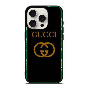 GUCCI ROUND BLACK iPhone 15 Pro Case Cover GUCCI ROUND BLACK iPhone 15 Pro Case Cover