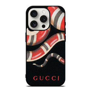 GUCCI SNAKE LEATHER iPhone 15 Pro Case Cover