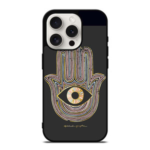 HAMSA EVIL EYE HAND OF FATIMA LOGO iPhone 15 Pro Case Cover