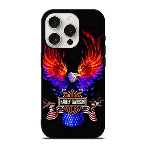 HARLEY DAVIDSON FLAME SWING iPhone 15 Pro Case Cover