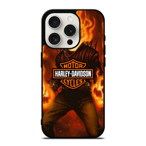 HARLEY DAVIDSON GHOST RIDER iPhone 15 Pro Case Cover HARLEY DAVIDSON GHOST RIDER iPhone 15 Pro Case Cover