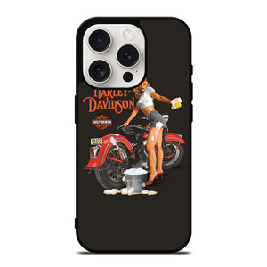 HARLEY DAVIDSON SEXY GIRL iPhone 15 Pro Case Cover