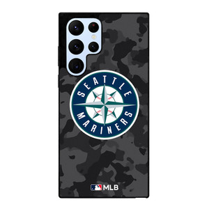 SEATTLE MARINERS BASEBALL BLACK CAMO Samsung Galaxy S22 Ultra Case Cover