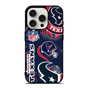 HOUSTON TEXANS NFL STICKER BOMB iPhone 15 Pro Case Cover