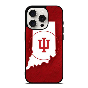 INDIANA HOOSIERS STATE OF MIND SYMBOL iPhone 15 Pro Case Cover