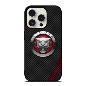 JAGUAR CARBON STRIPE LOGO iPhone 15 Pro Case Cover JAGUAR CARBON STRIPE LOGO iPhone 15 Pro Case Cover