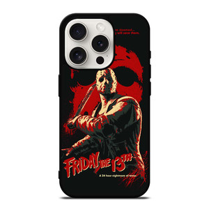 JASON FRIDAY THE 13TH POSTER iPhone 15 Pro Case Cover