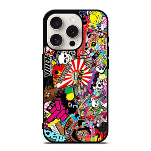 JDM STICKER BOMB COLLAGE iPhone 15 Pro Case Cover