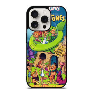 JETSONS MEET FLINTSTONES CARTOON 2 iPhone 15 Pro Case Cover