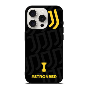 JUVENTUS FC CHAMPIONS STRONGER iPhone 15 Pro Case Cover