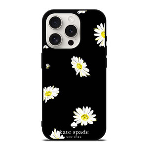 KATE SPADE FLOWER IN BLACK iPhone 15 Pro Case Cover