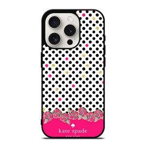 KATE SPADE FLOWER POLKADOT iPhone 15 Pro Case Cover